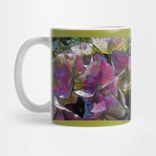 Colorful Hydrangea Ornament Mug